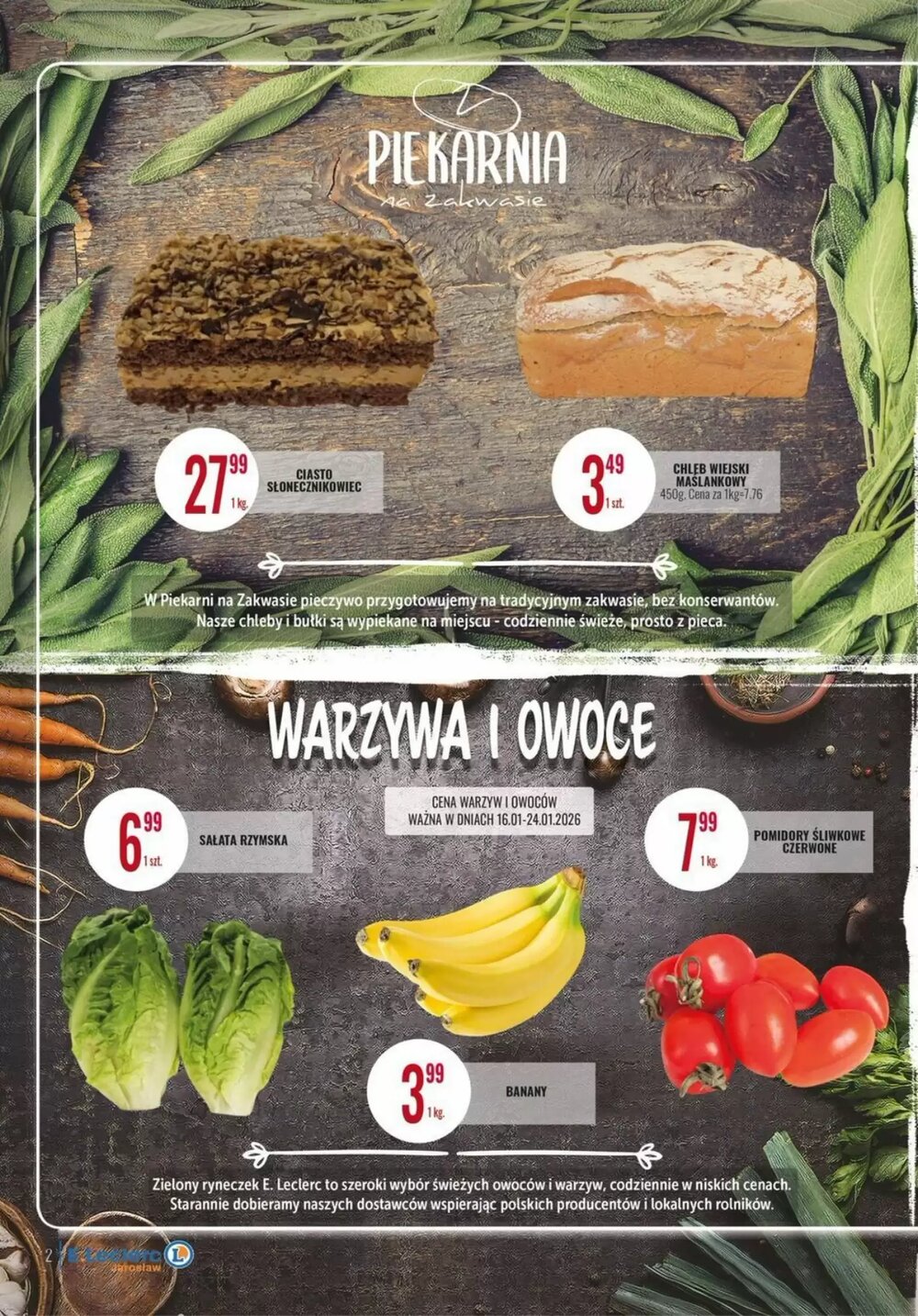 Gazetka promocyjna E.Leclerc  ważna od 16.01.2026 - Strona 2.