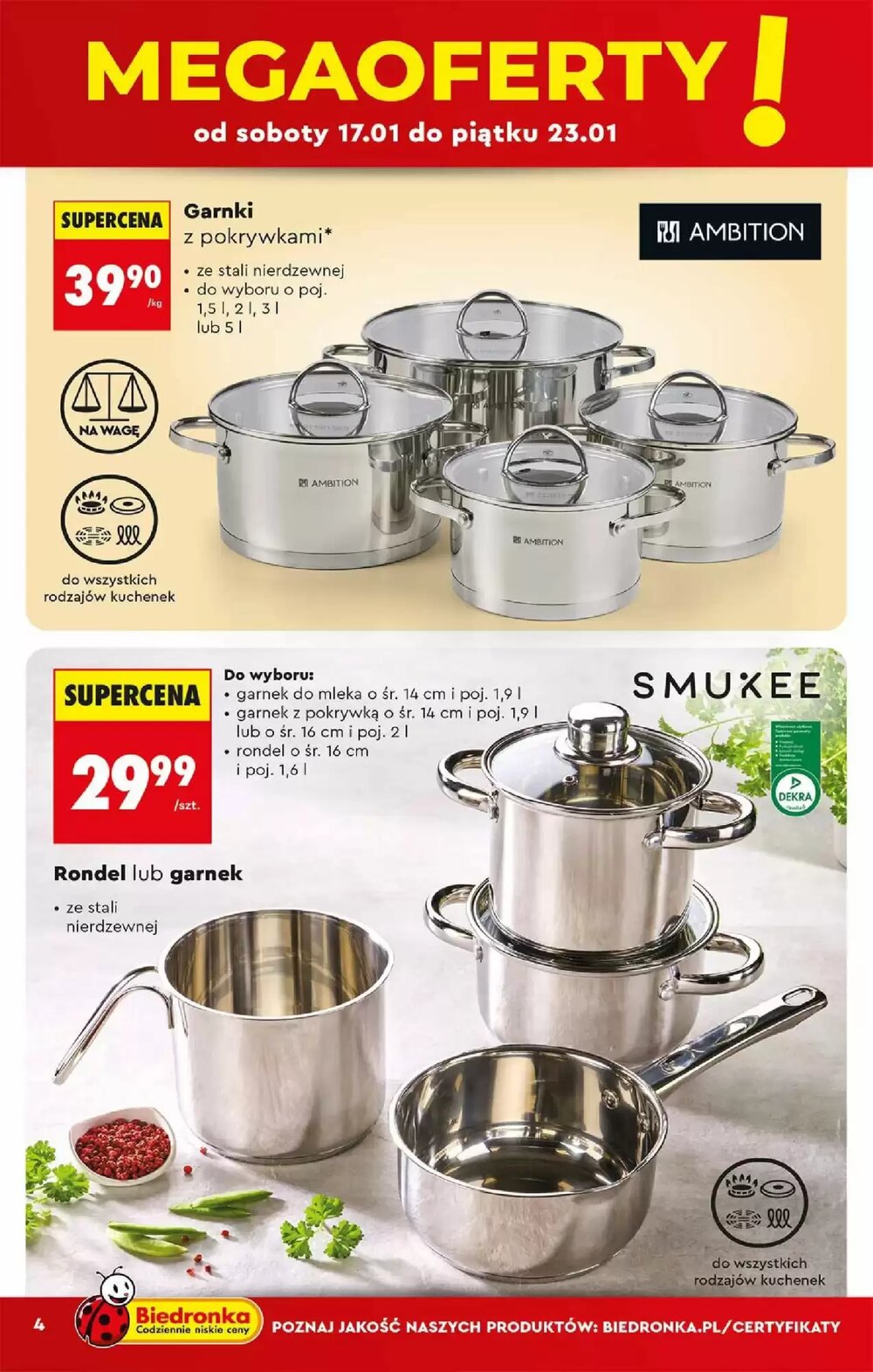 Gazetka promocyjna Biedronka  ważna od 17.01.2026 - Strona 4.