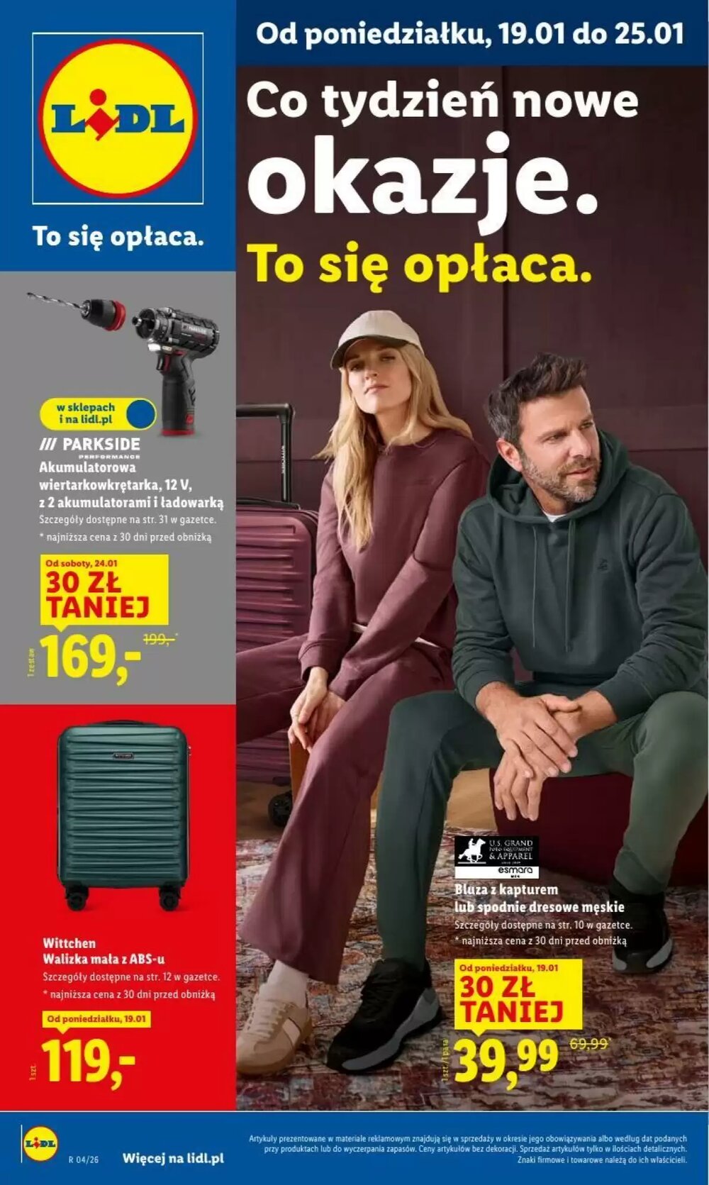 Gazetka promocyjna Lidl  ważna od 19.01.2026 - Strona 1.