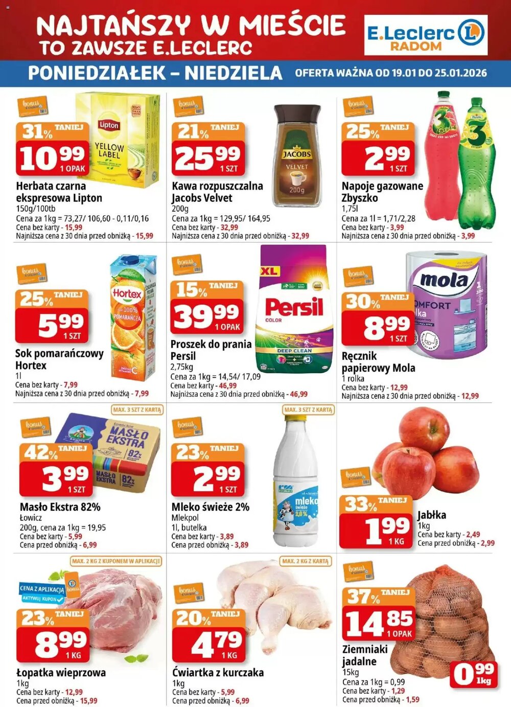 Gazetka promocyjna E.Leclerc  ważna od 19.01.2026 - Strona 1.