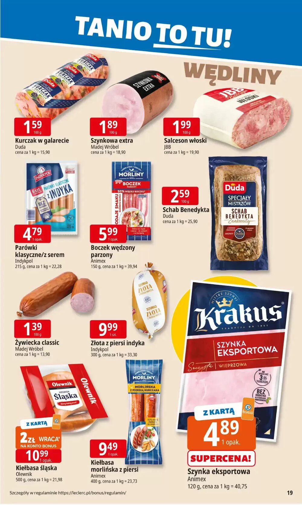 Gazetka promocyjna E.Leclerc  ważna od 19.01.2026 - Strona 19.