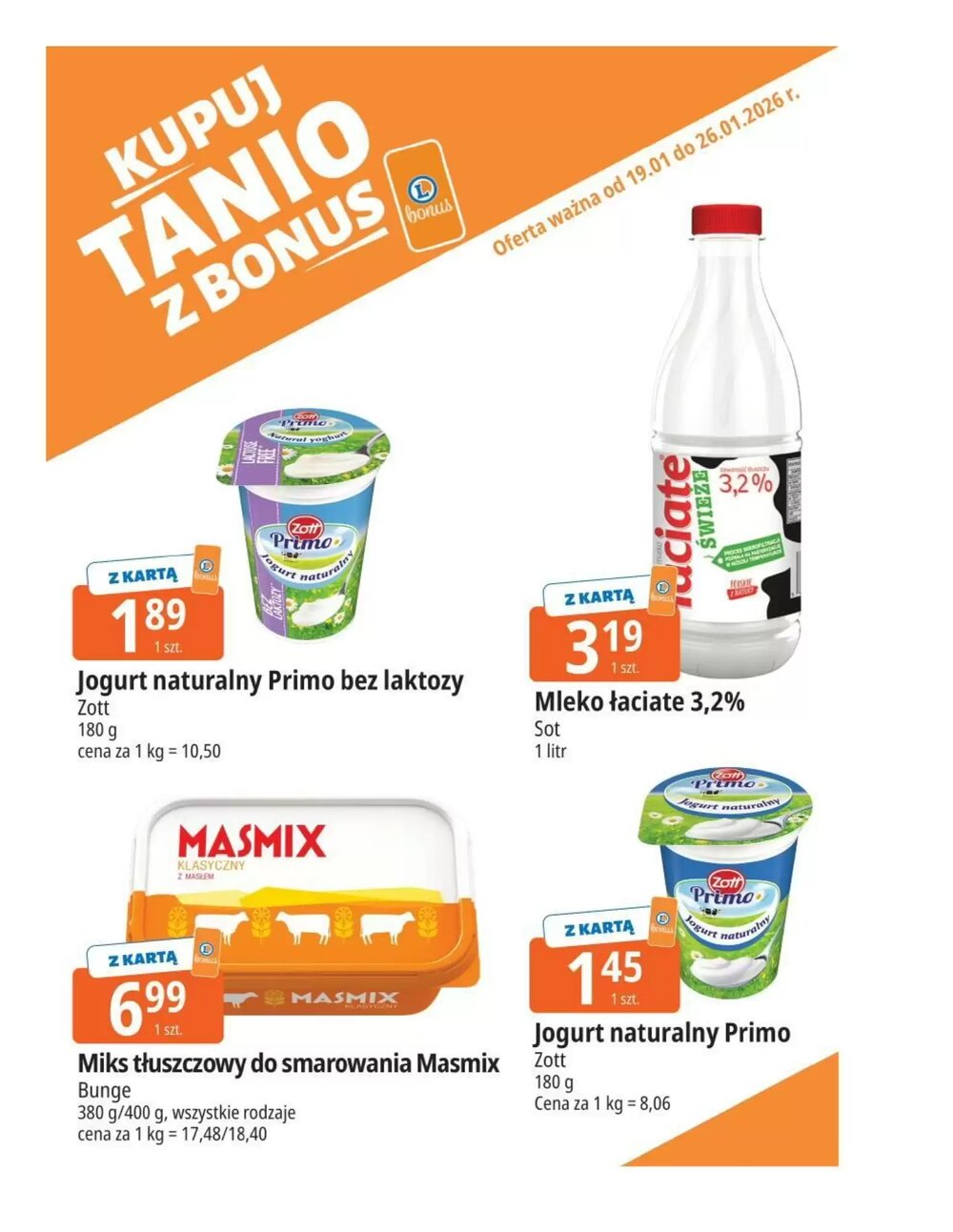 Gazetka promocyjna E.Leclerc  ważna od 19.01.2026 - Strona 1.