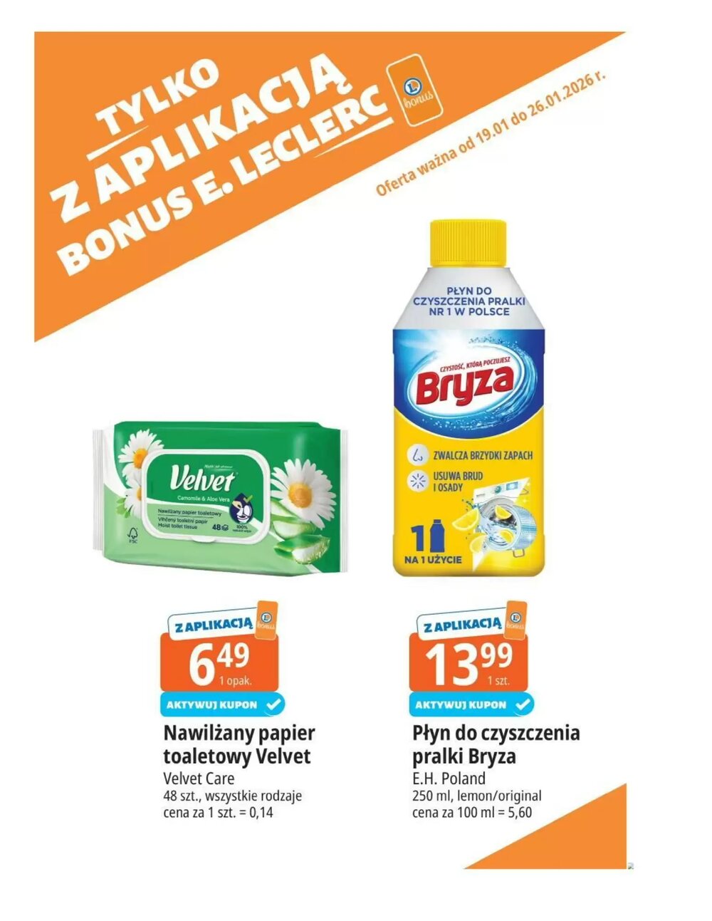 Gazetka promocyjna E.Leclerc  ważna od 19.01.2026 - Strona 9.