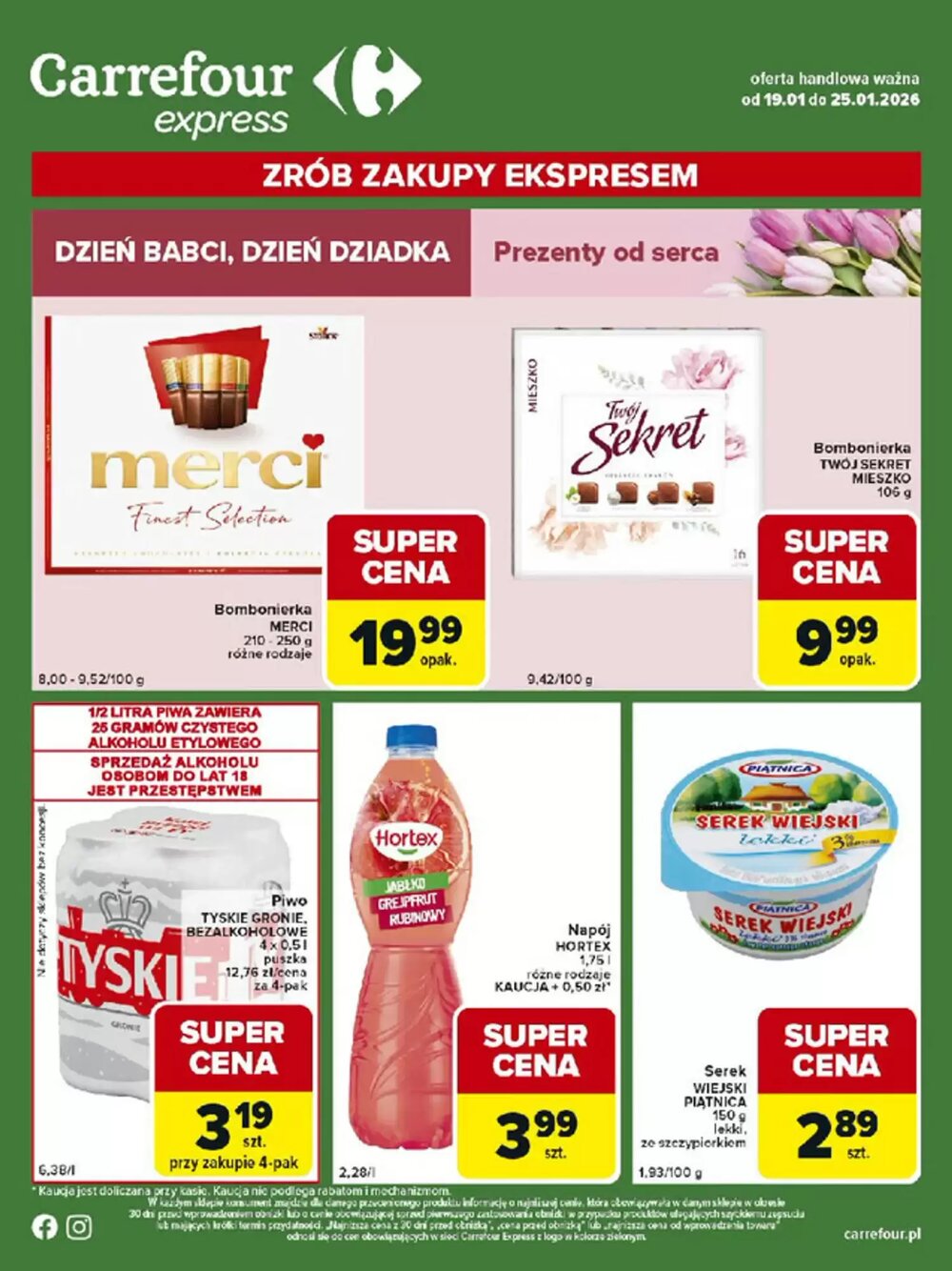 Gazetka promocyjna Carrefour Express  ważna od 19.01.2026 - Strona 1.