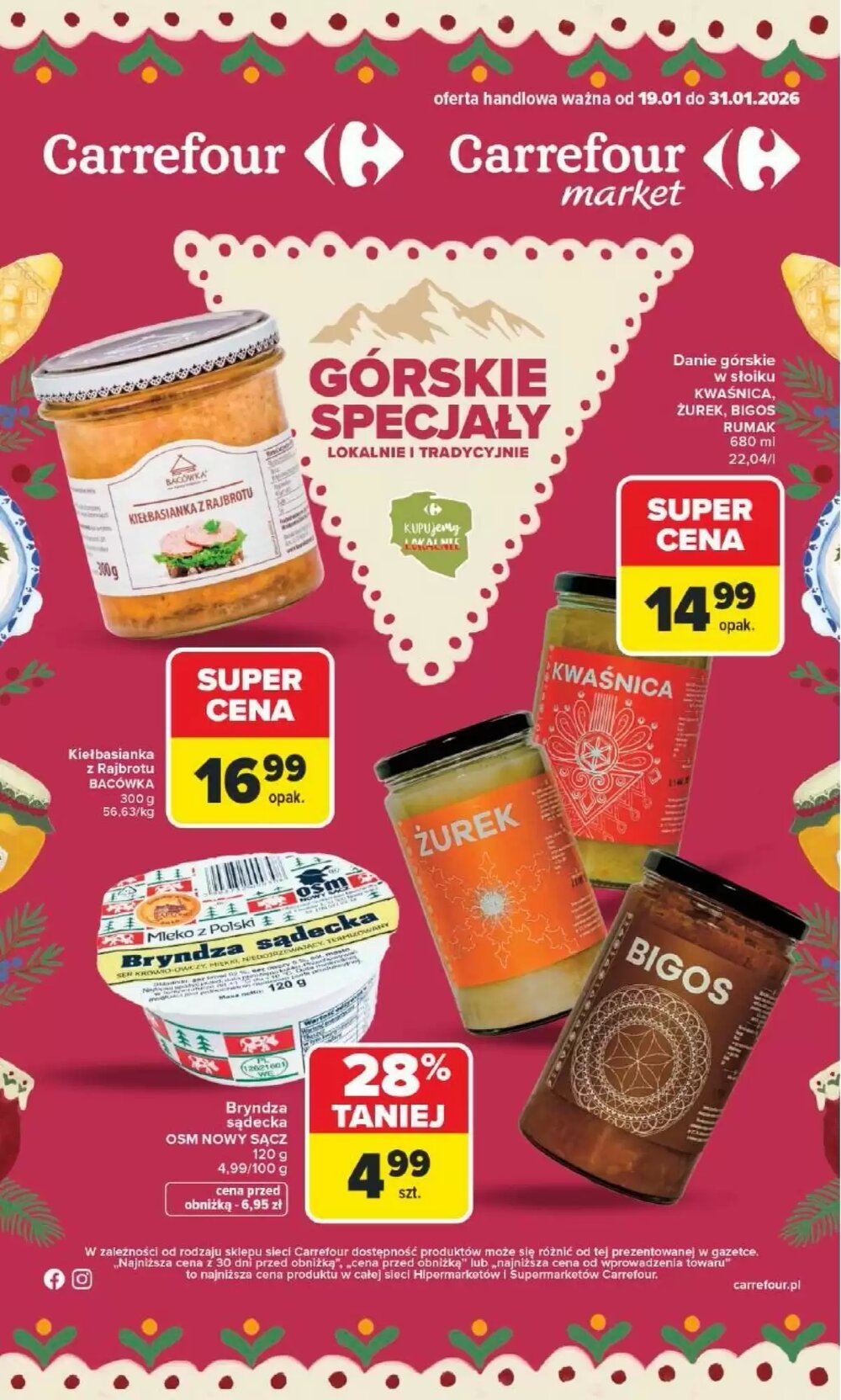 Gazetka promocyjna Carrefour Market  ważna od 19.01.2026 - Strona 1.