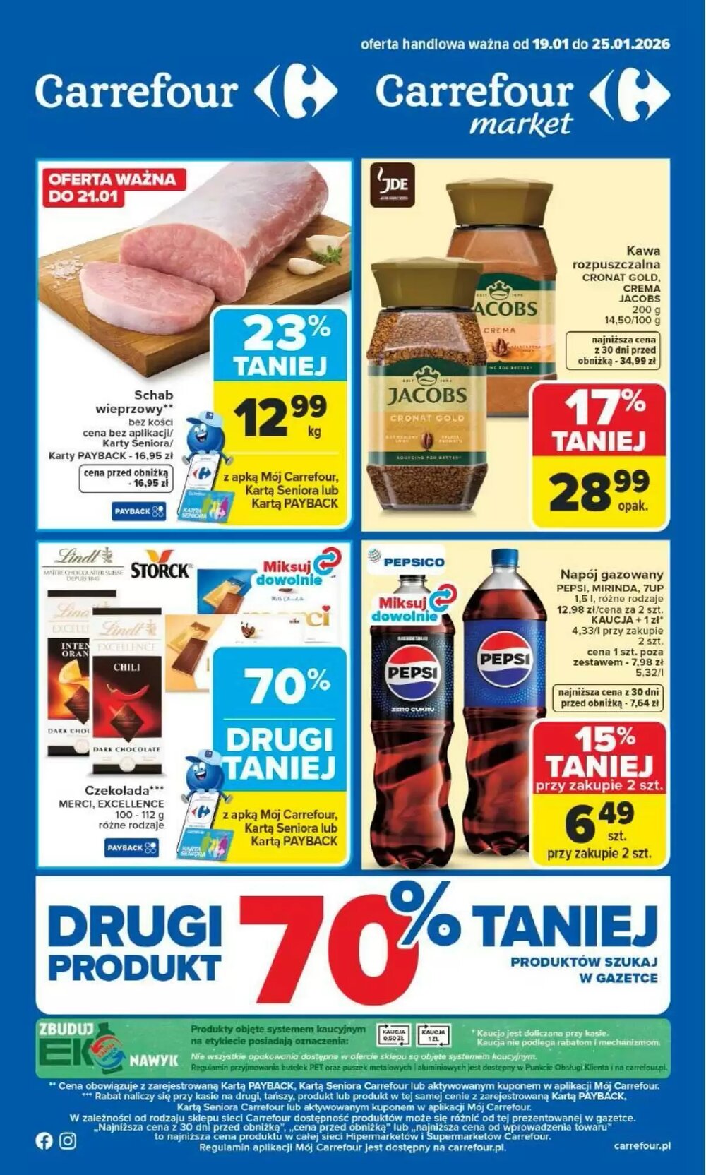 Gazetka promocyjna Carrefour Market  ważna od 19.01.2026 - Strona 1.