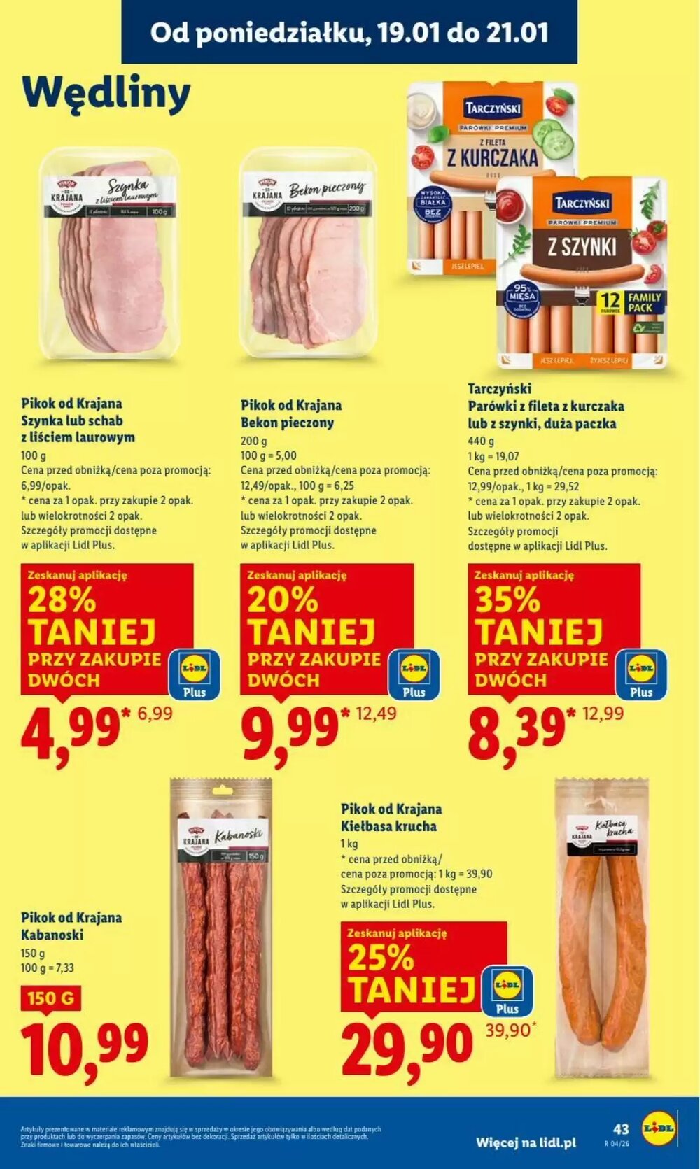 Gazetka promocyjna Lidl  ważna od 19.01.2026 - Strona 43.
