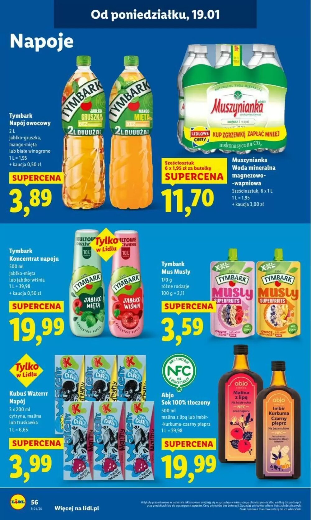 Gazetka promocyjna Lidl  ważna od 19.01.2026 - Strona 56.