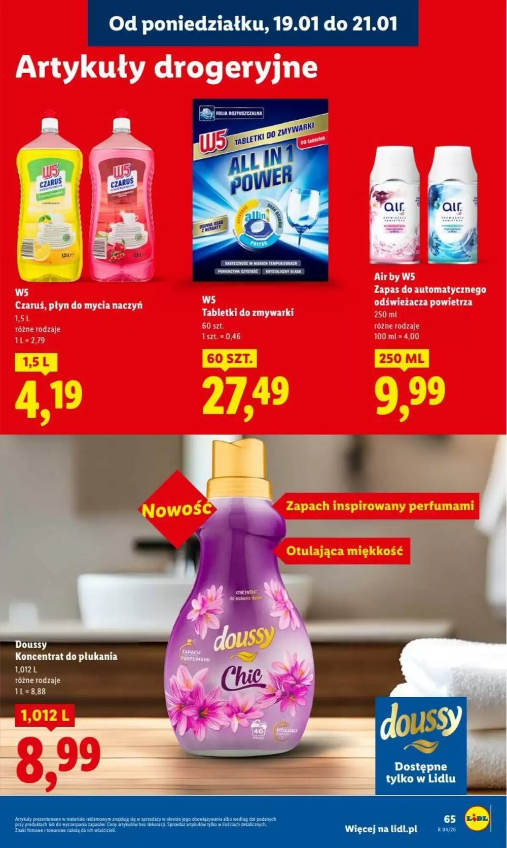 Gazetka promocyjna Lidl  ważna od 19.01.2026 - Strona 65.
