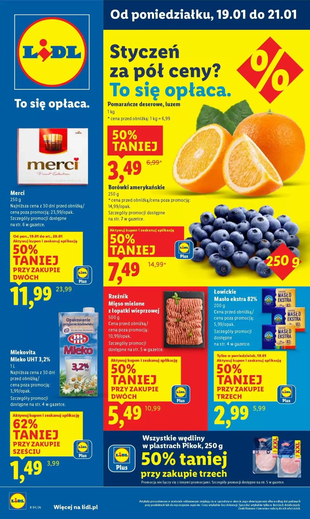 Gazetka promocyjna Lidl  ważna od 19.01.2026 - Strona 1.