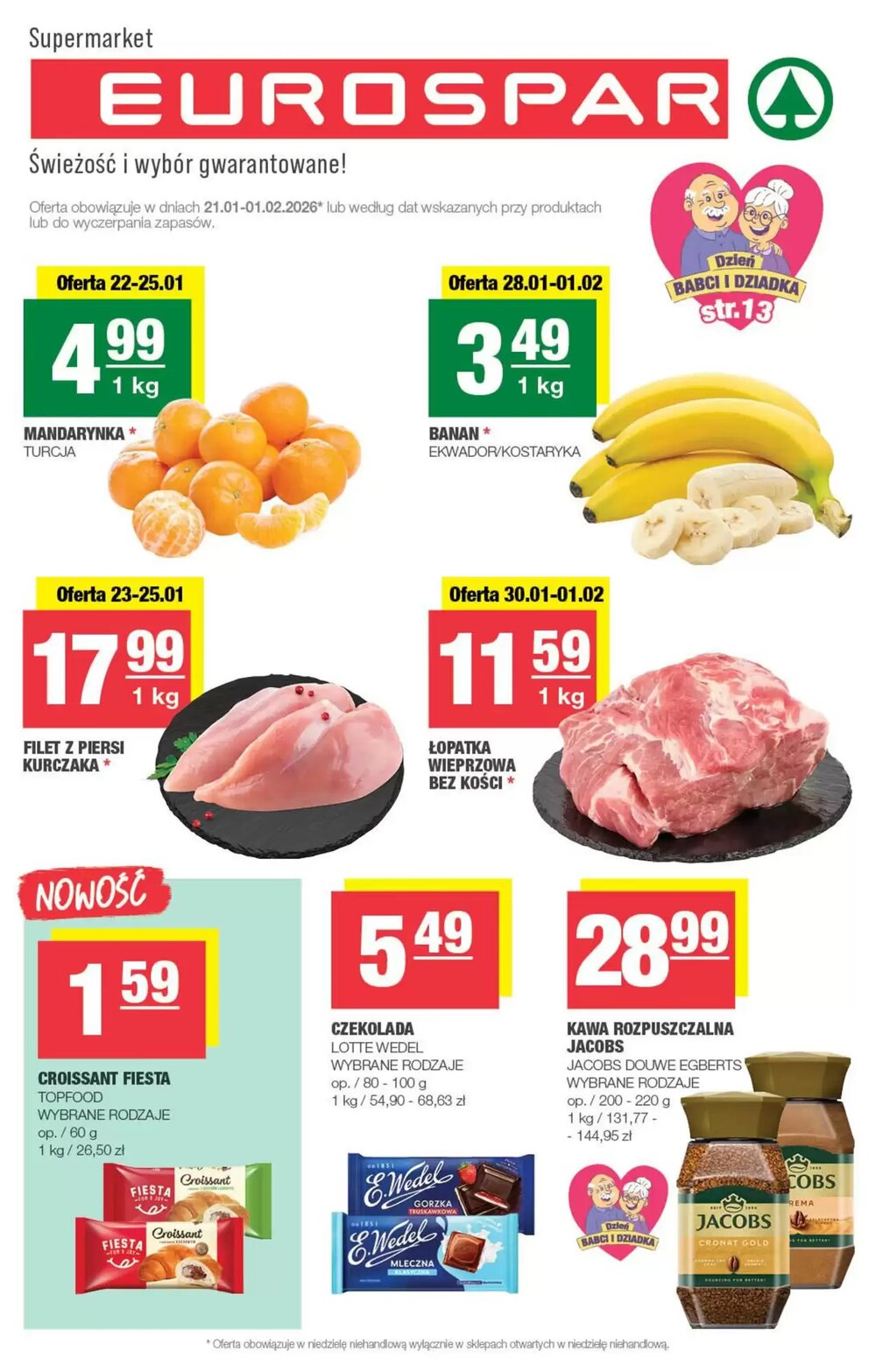 Gazetka promocyjna Eurospar  ważna od 21.01.2026 - Strona 1.