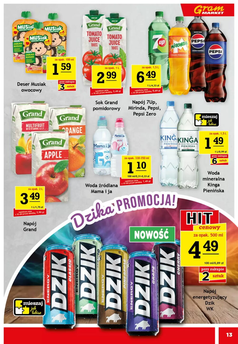 Gazetka promocyjna Gram Market  ważna od 21.01.2026 - Strona 13.