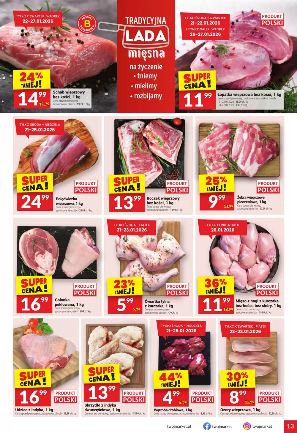 Gazetka promocyjna Twój Market  ważna od 21.01.2026 - Strona 13.