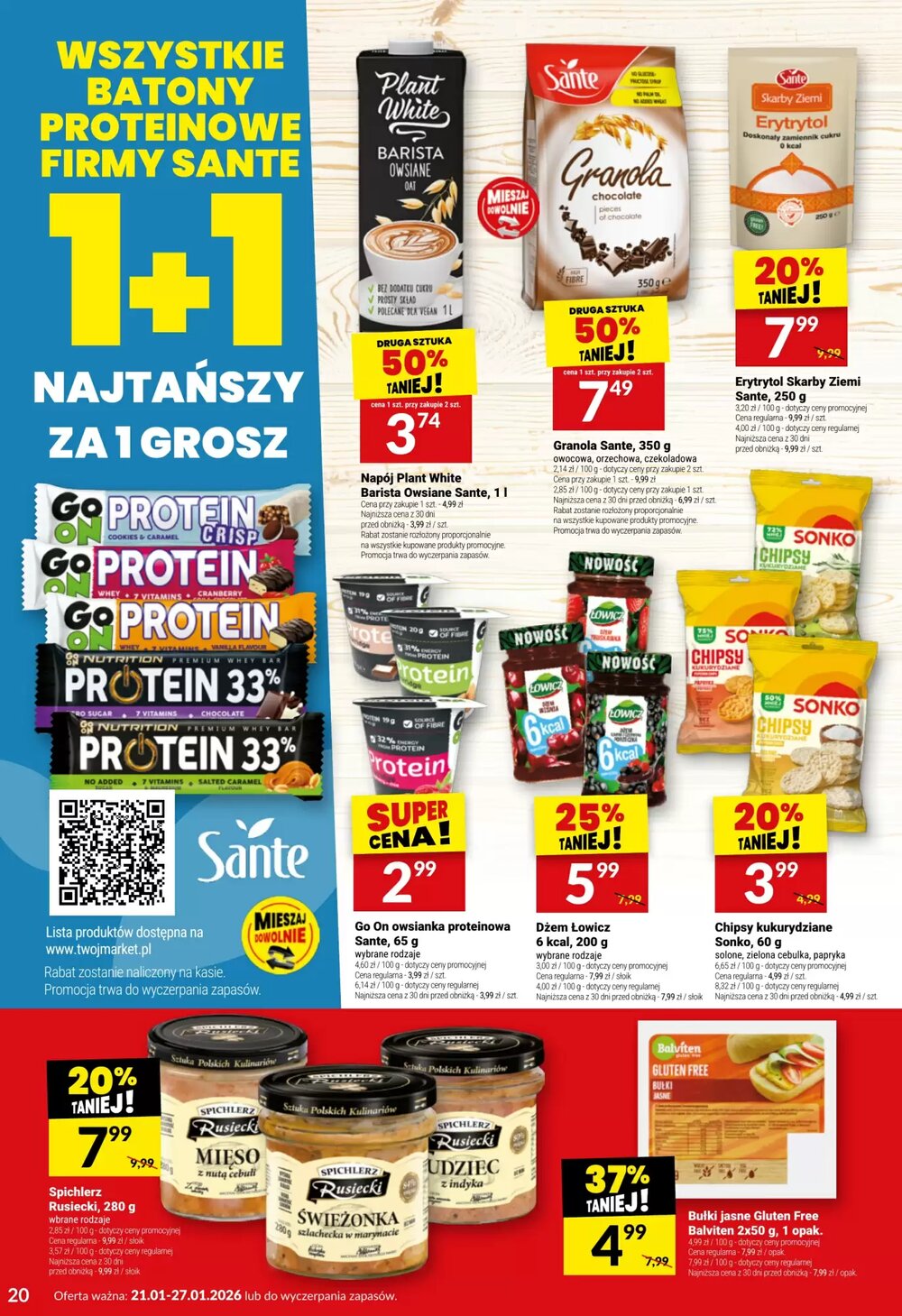 Gazetka promocyjna Twój Market  ważna od 21.01.2026 - Strona 20.