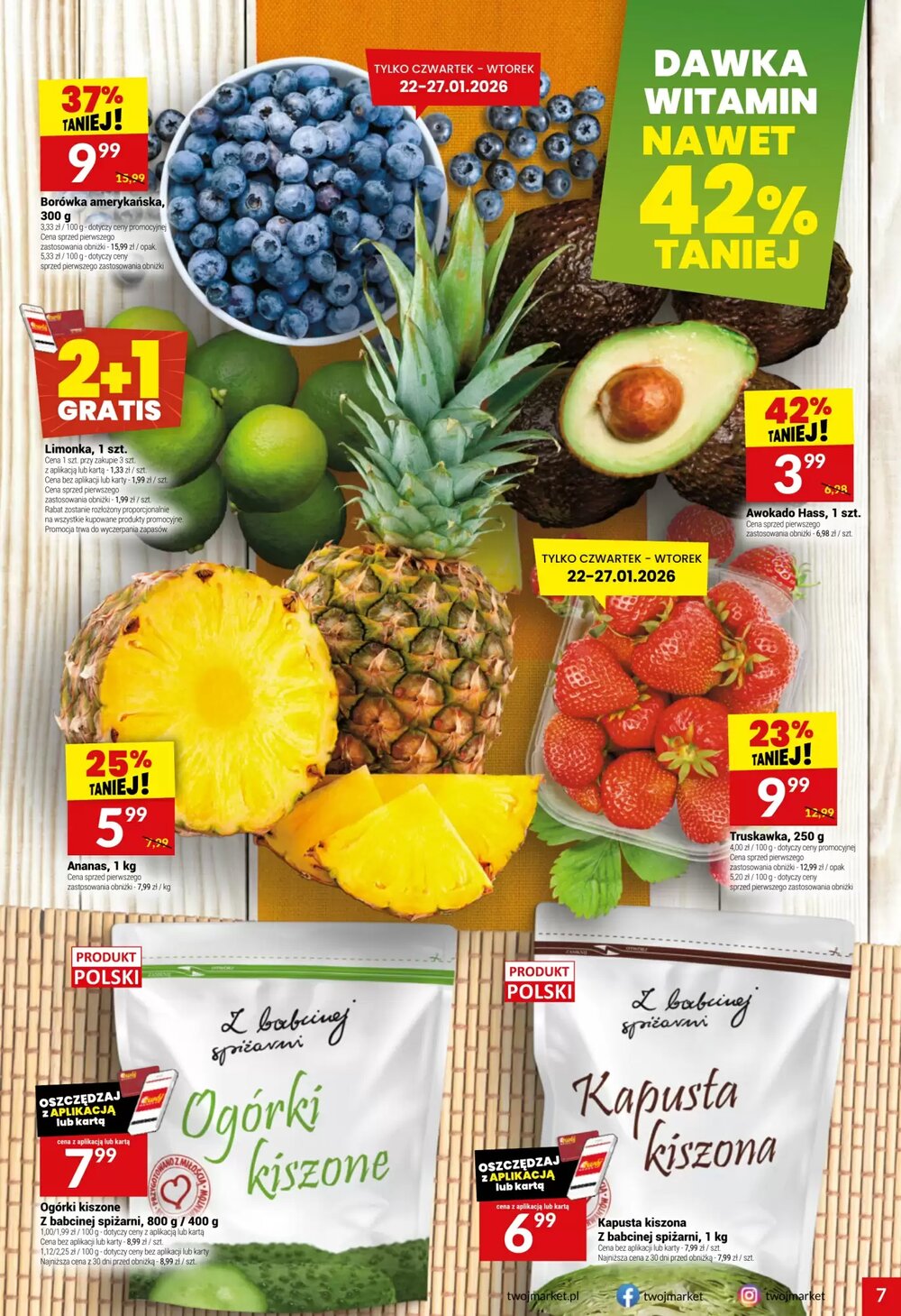 Gazetka promocyjna Twój Market  ważna od 21.01.2026 - Strona 7.