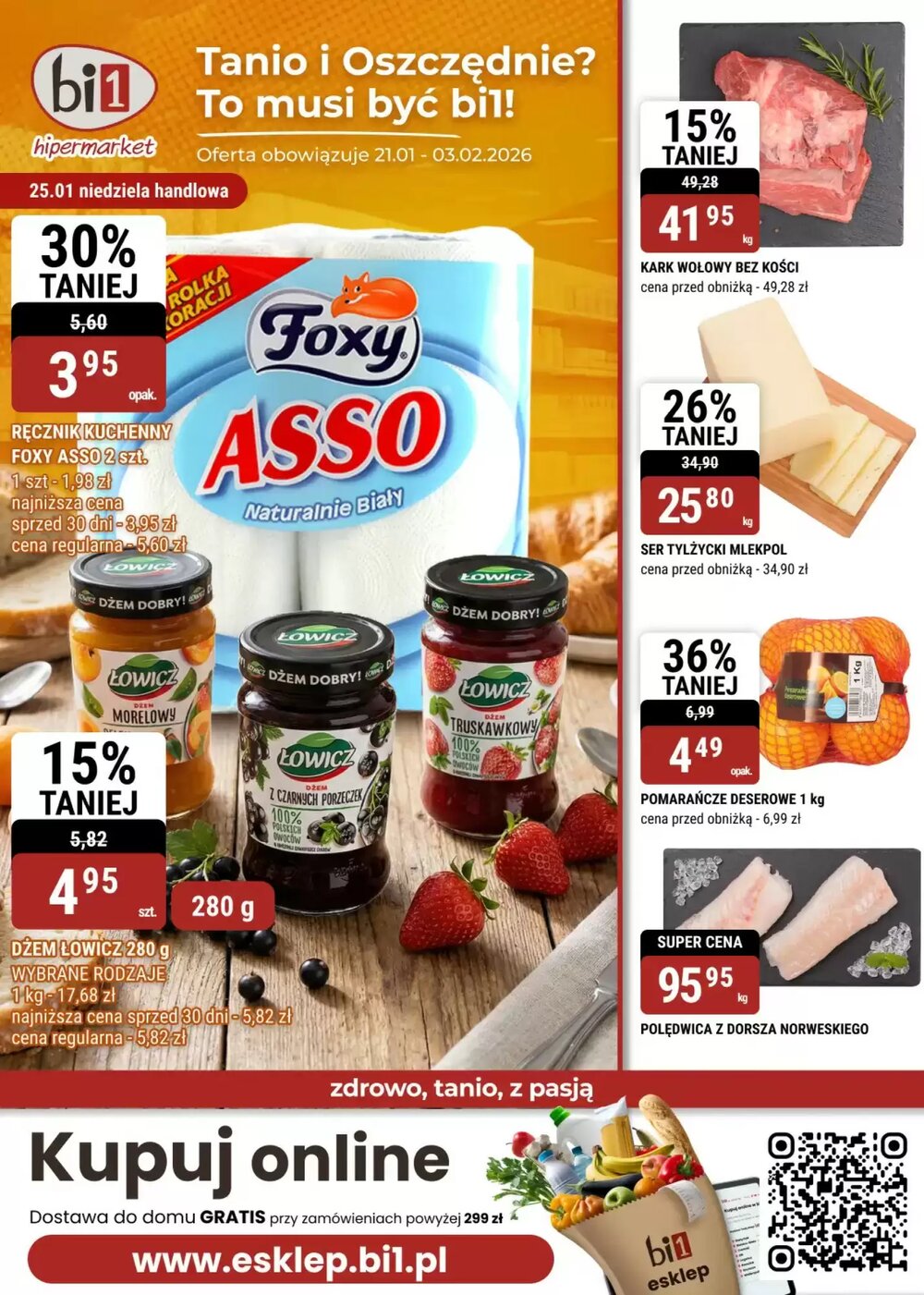 Gazetka promocyjna bi1 ważna od 21.01.2026 - Strona 1.