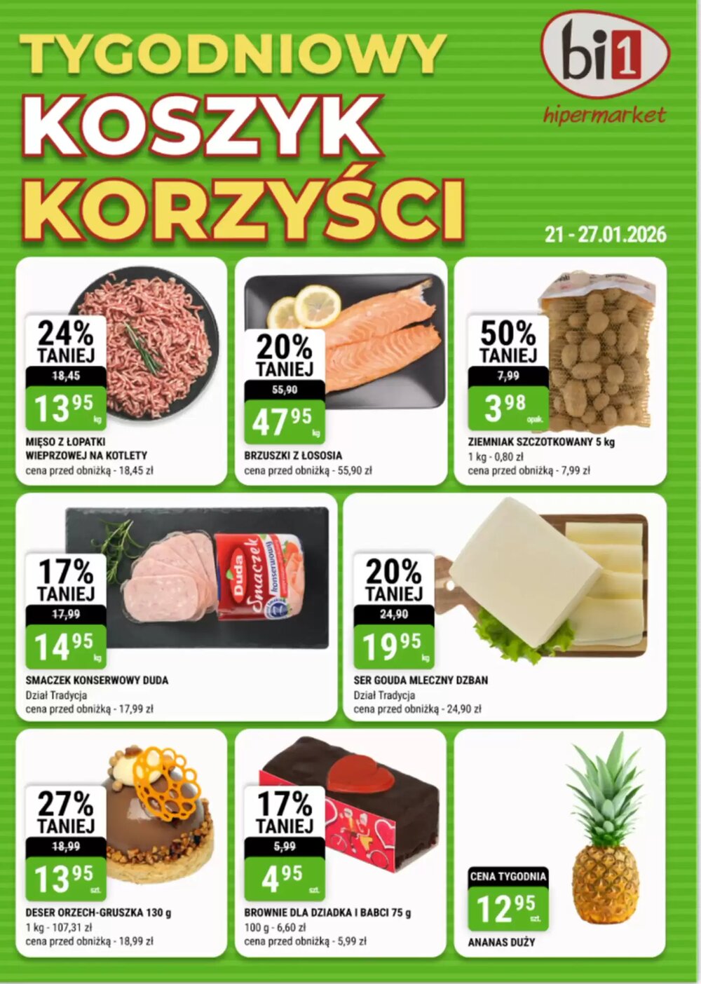 Gazetka promocyjna bi1  ważna od 21.01.2026 - Strona 1.