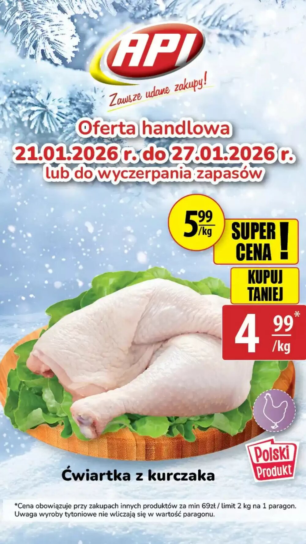 Gazetka promocyjna API MARKET  ważna od 21.01.2026 - Strona 1.