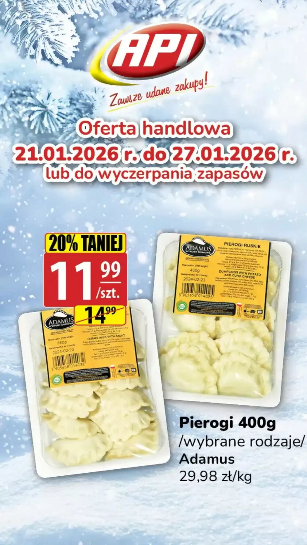 Gazetka promocyjna API MARKET  ważna od 21.01.2026 - Strona 3.