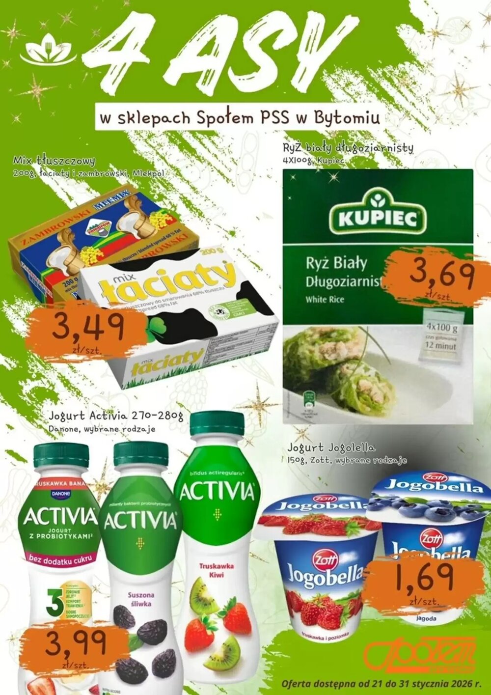 Gazetka promocyjna Społem  ważna od 21.01.2026 - Strona 1.