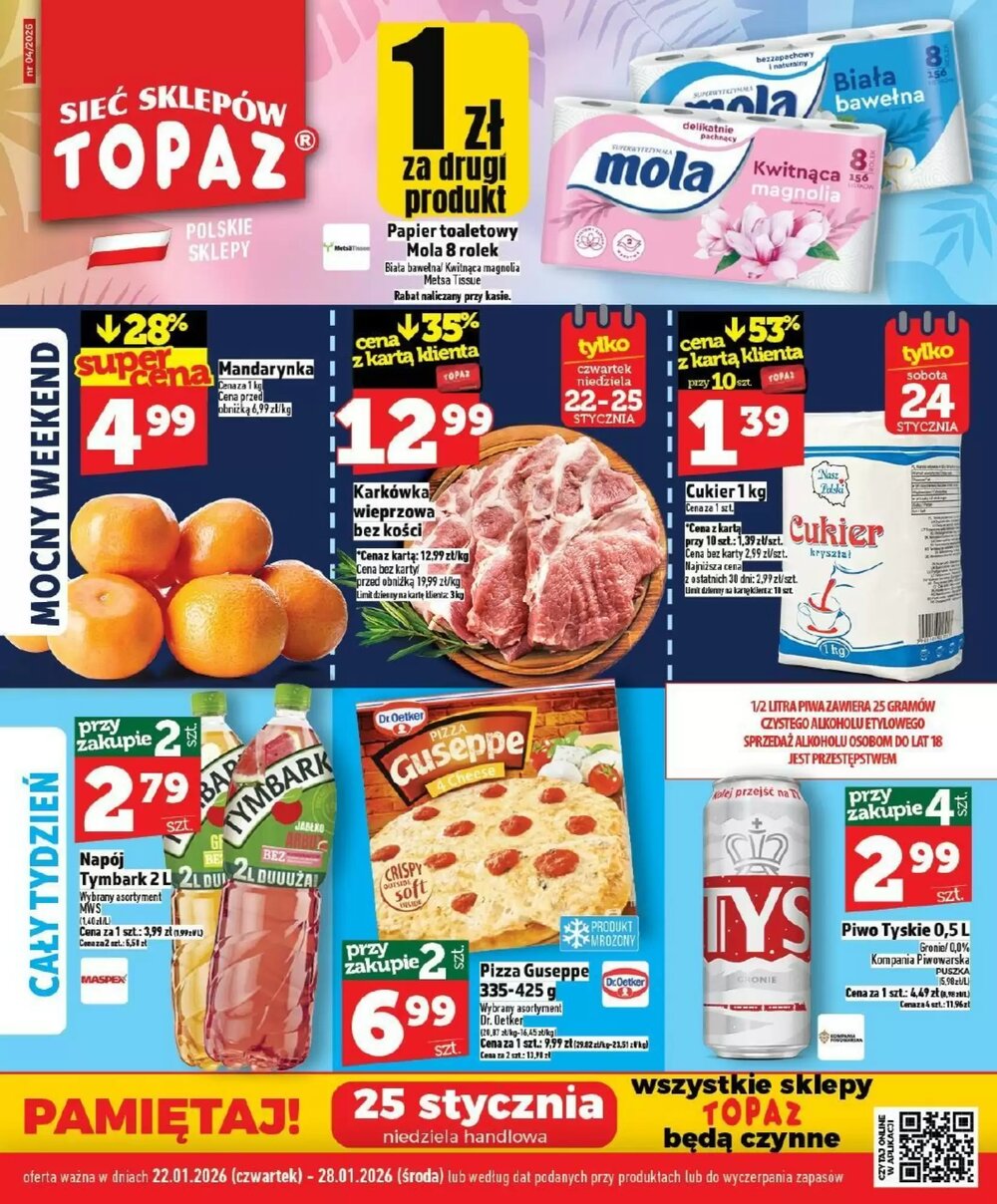 Gazetka promocyjna Topaz  ważna od 22.01.2026 - Strona 1.