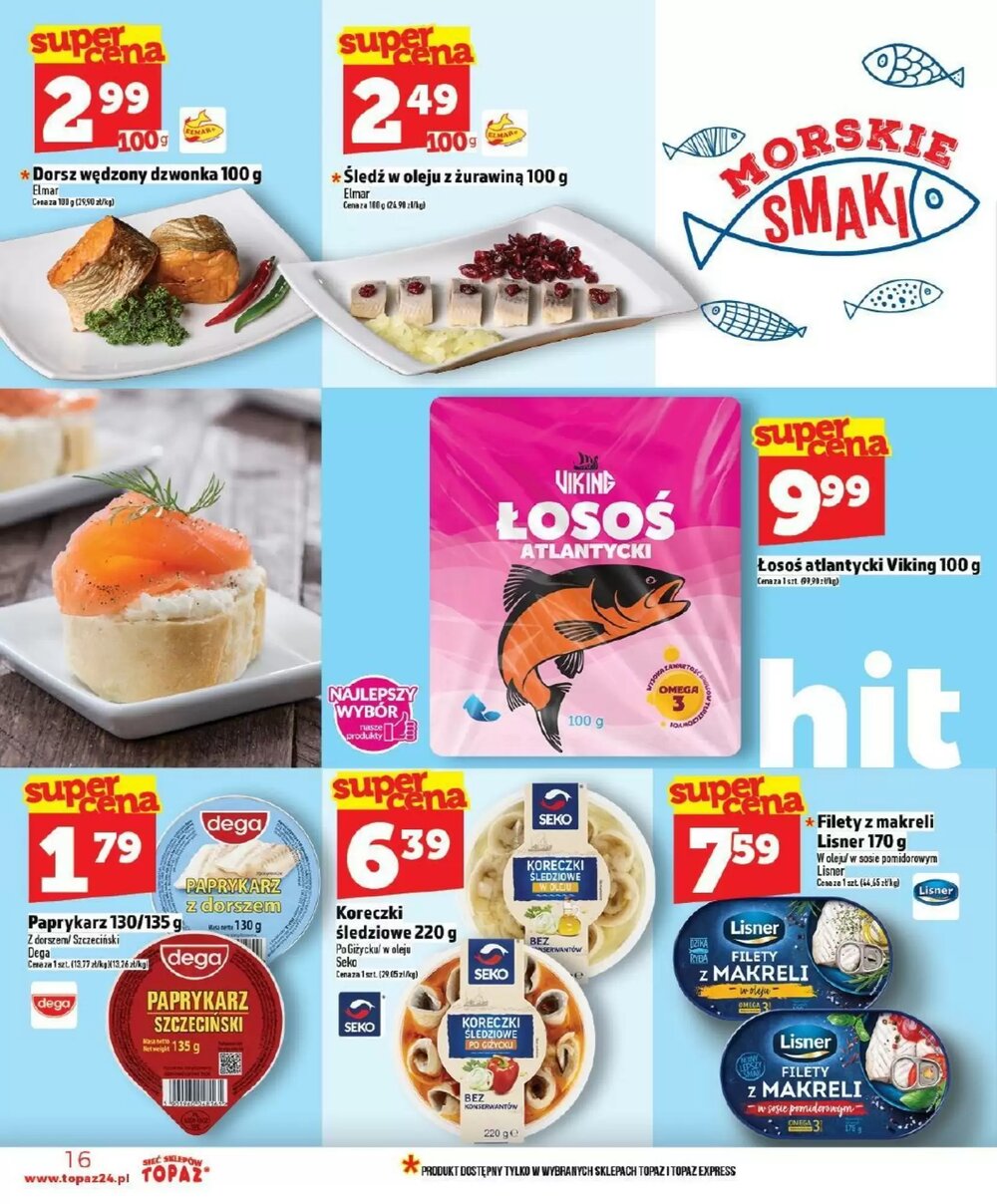 Gazetka promocyjna Topaz  ważna od 22.01.2026 - Strona 16.