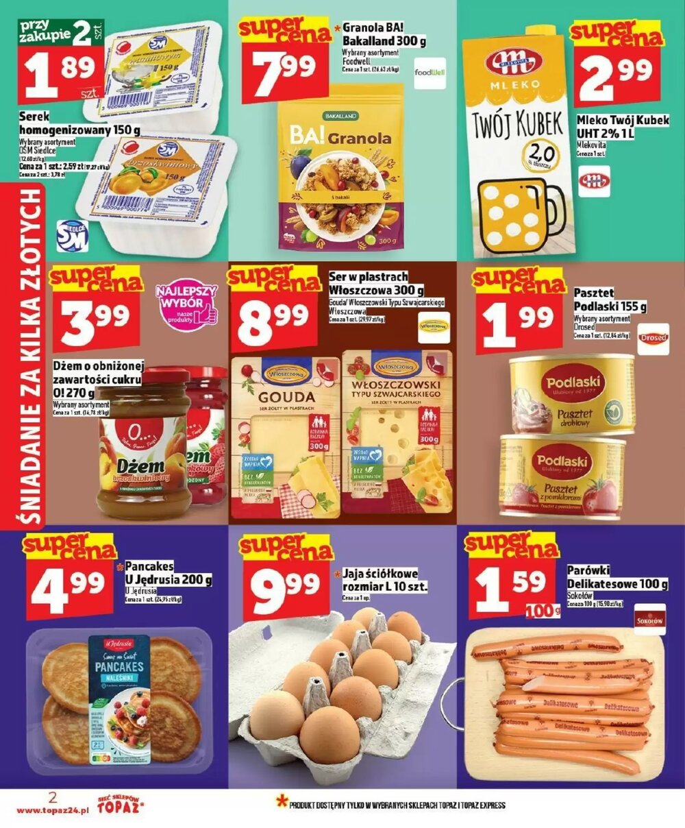 Gazetka promocyjna Topaz  ważna od 22.01.2026 - Strona 2.