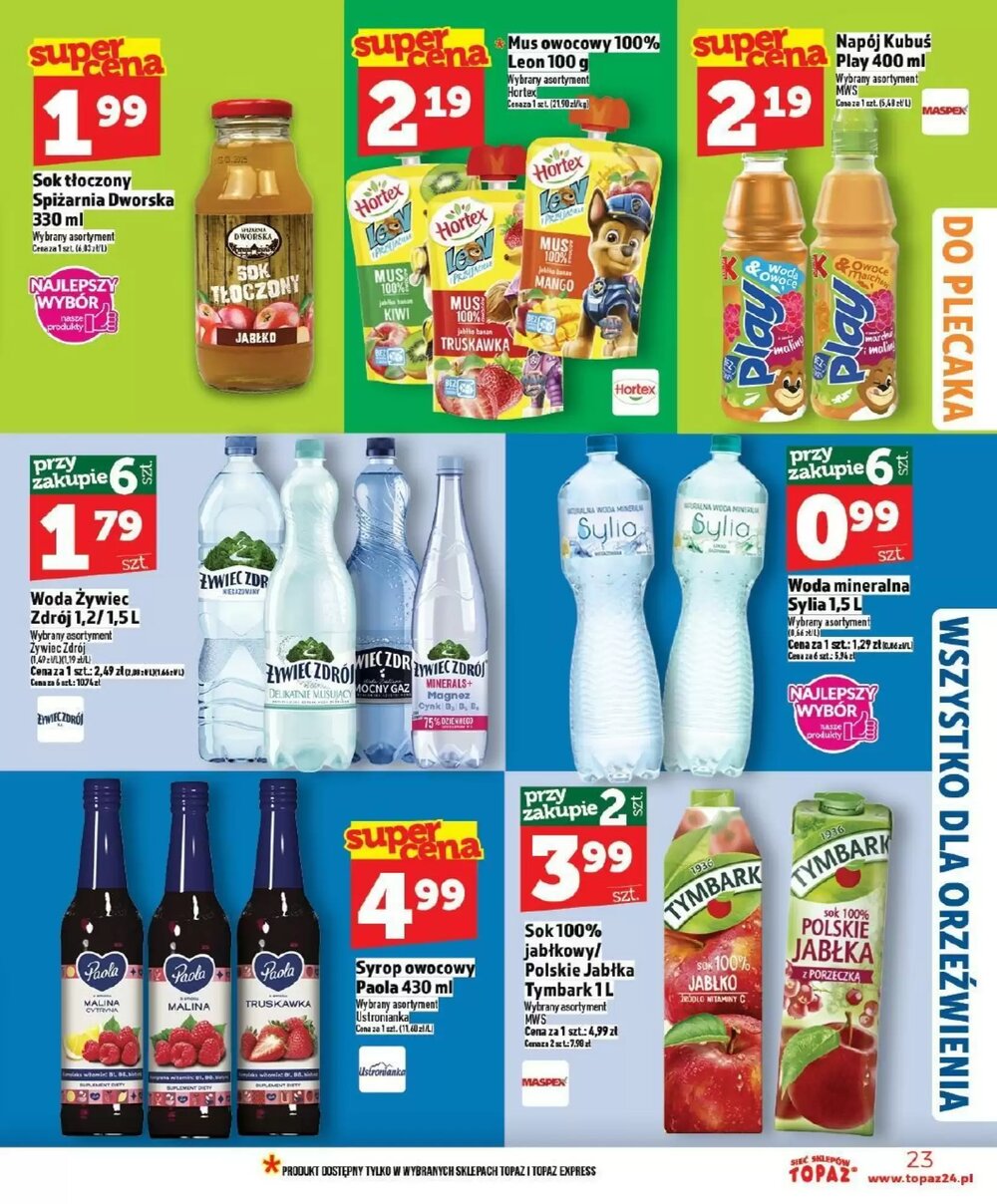 Gazetka promocyjna Topaz  ważna od 22.01.2026 - Strona 23.