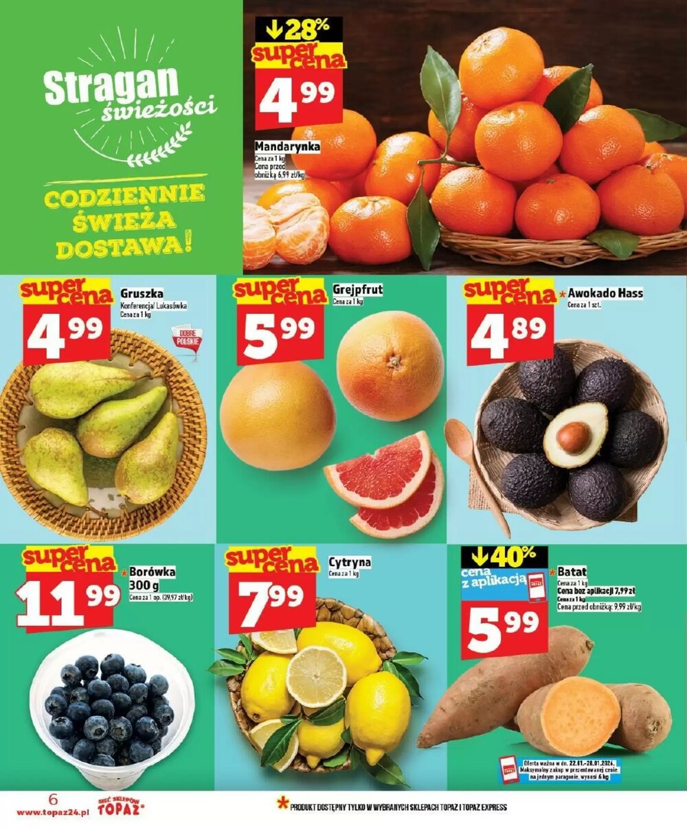 Gazetka promocyjna Topaz  ważna od 22.01.2026 - Strona 6.