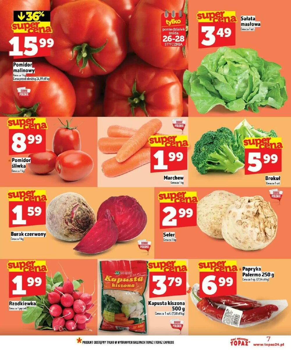 Gazetka promocyjna Topaz  ważna od 22.01.2026 - Strona 7.