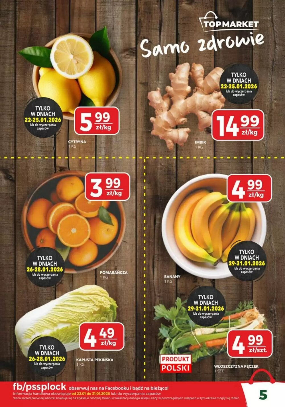 Gazetka promocyjna Top Market  ważna od 22.01.2026 - Strona 5.