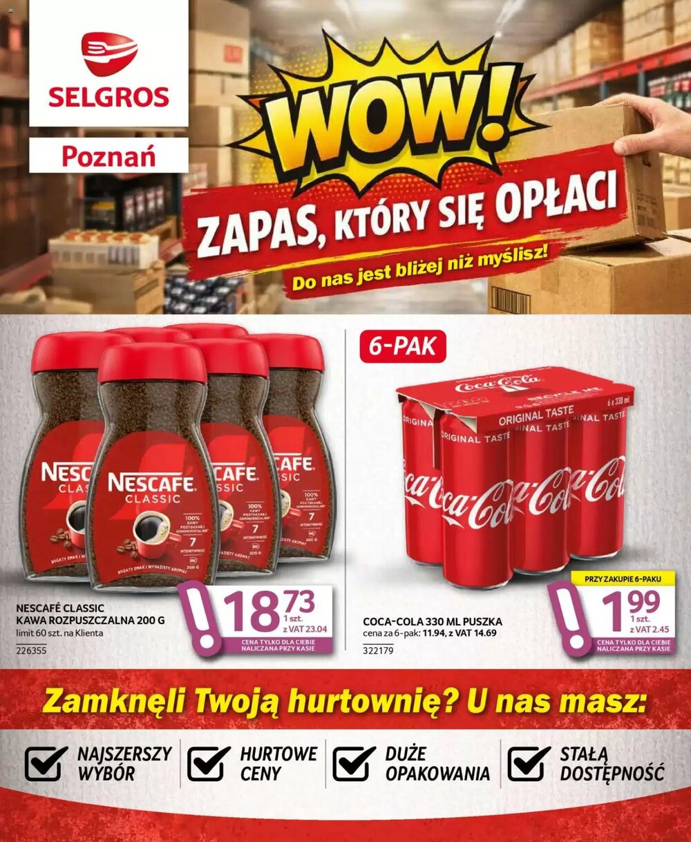 Gazetka promocyjna Selgros  ważna od 22.01.2026 - Strona 1.