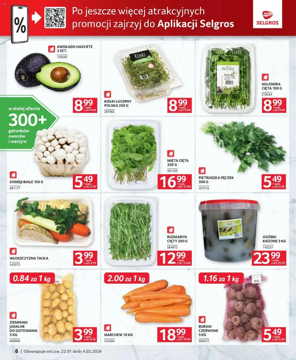 Gazetka promocyjna Selgros  ważna od 22.01.2026 - Strona 6.