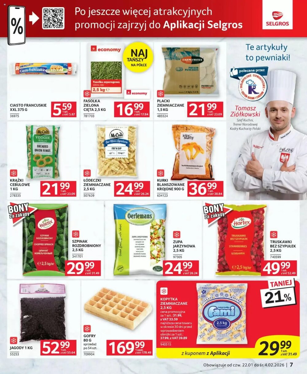 Gazetka promocyjna Selgros  ważna od 22.01.2026 - Strona 7.