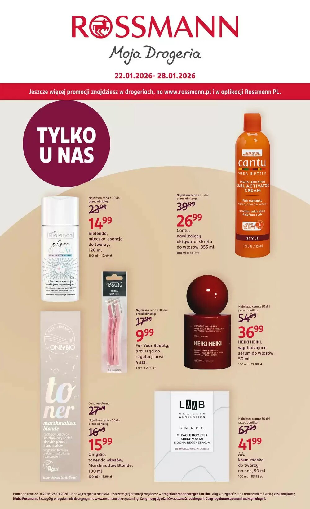 Gazetka promocyjna Rossmann  ważna od 22.01.2026 - Strona 1.