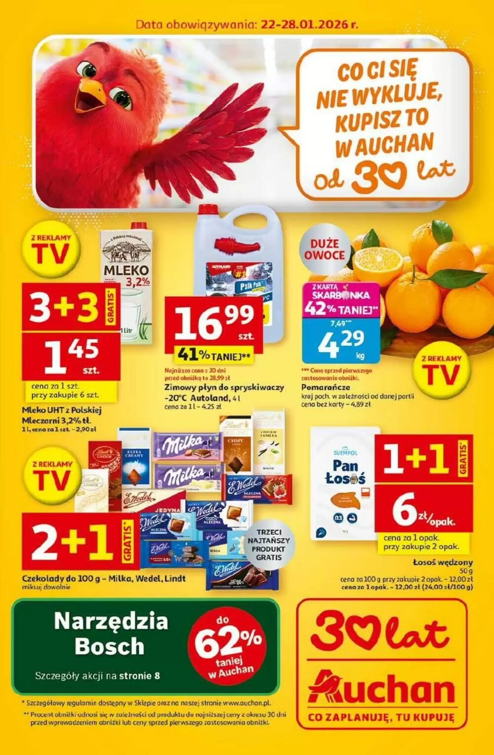Gazetka promocyjna Auchan  ważna od 22.01.2026 - Strona 1.