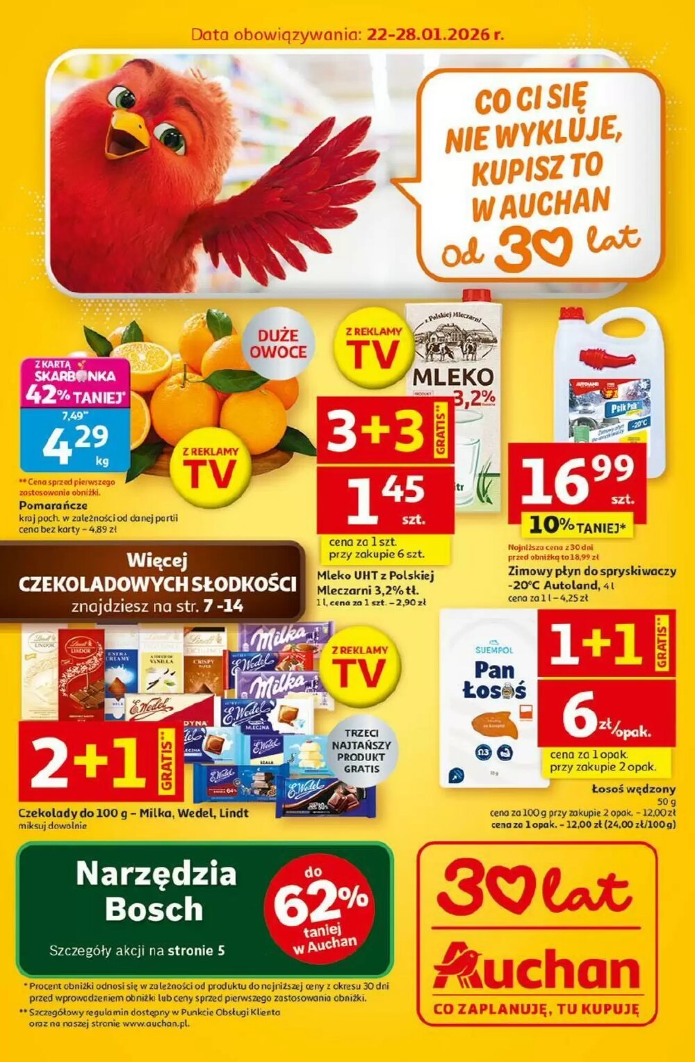 Gazetka promocyjna Auchan  ważna od 22.01.2026 - Strona 1.