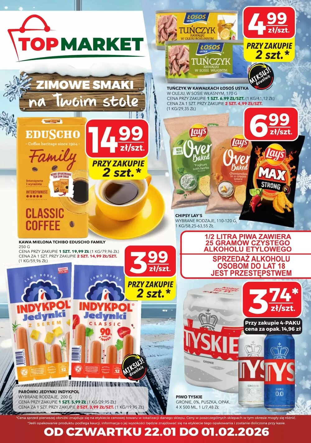 Gazetka promocyjna Top Market  ważna od 22.01.2026 - Strona 1.