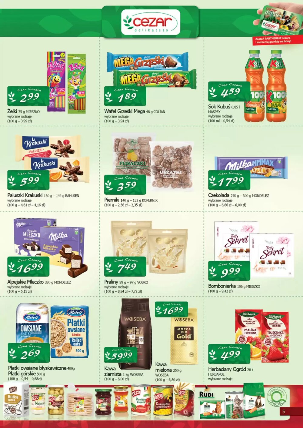 Gazetka promocyjna Cezar Delikatesy  ważna od 22.01.2026 - Strona 5.