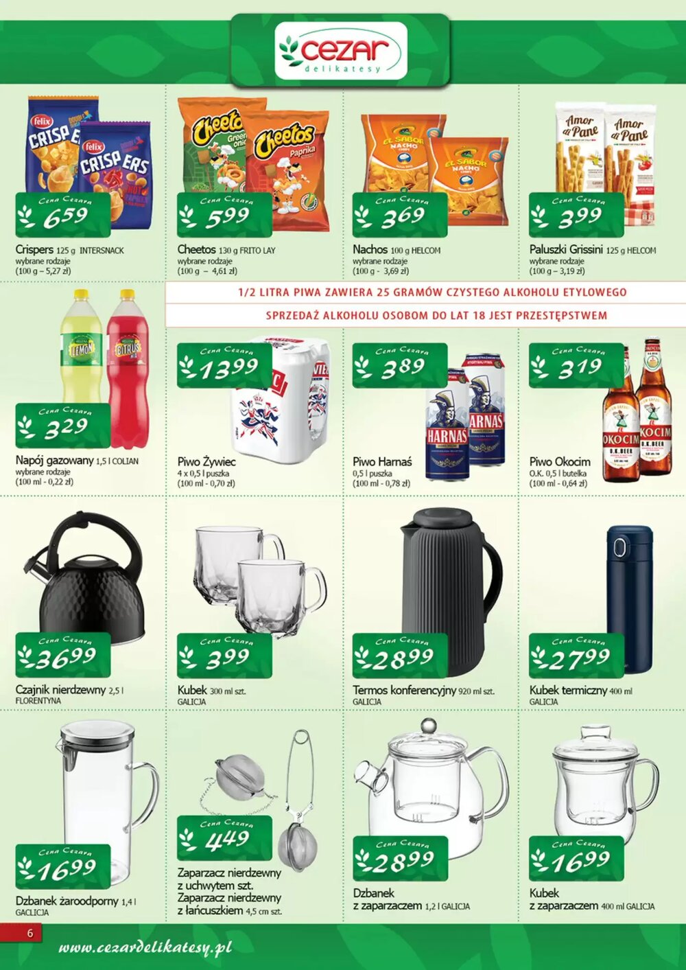 Gazetka promocyjna Cezar Delikatesy  ważna od 22.01.2026 - Strona 6.