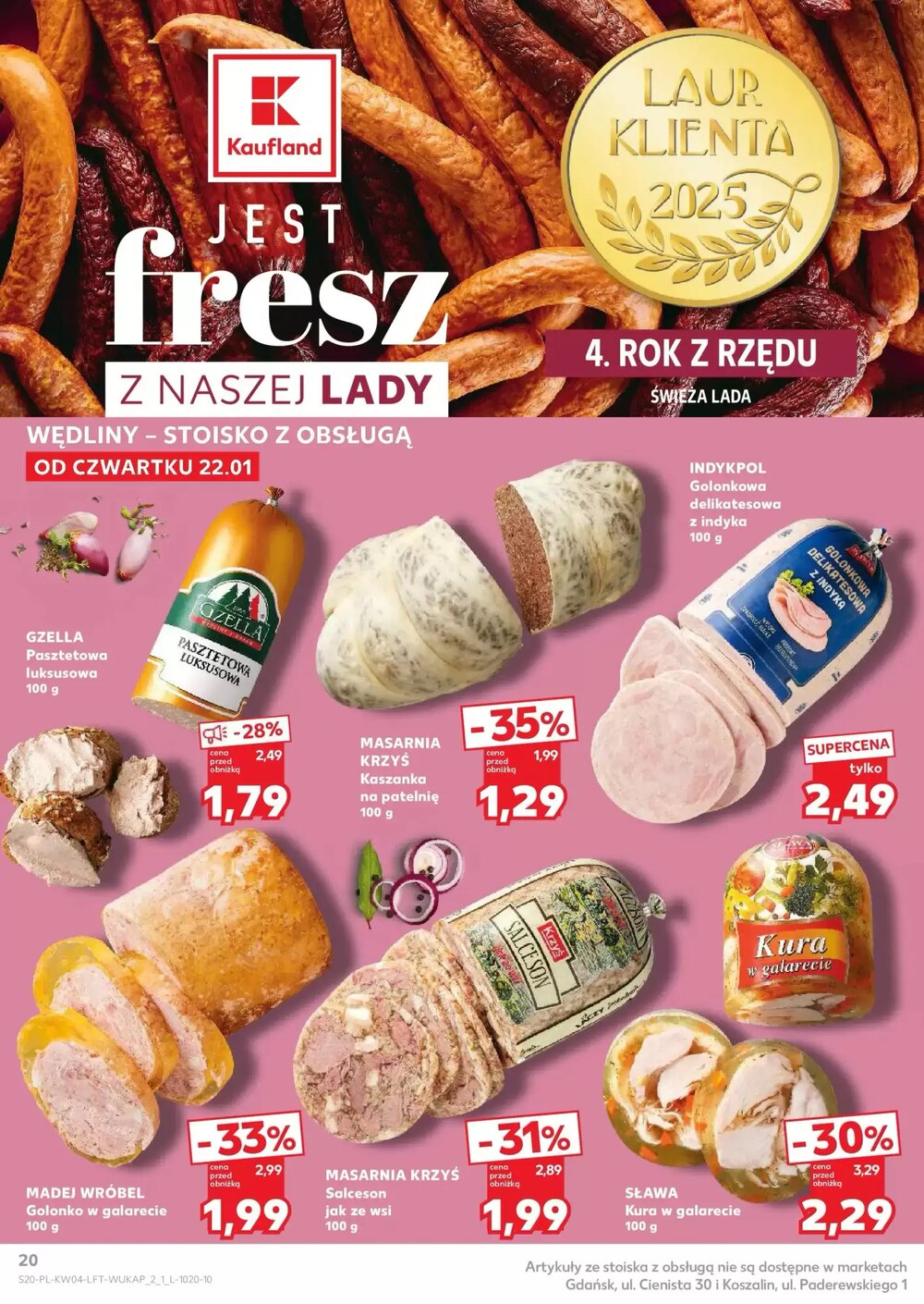 Gazetka promocyjna Kaufland ważna od 22.01.2026 - Strona 20.