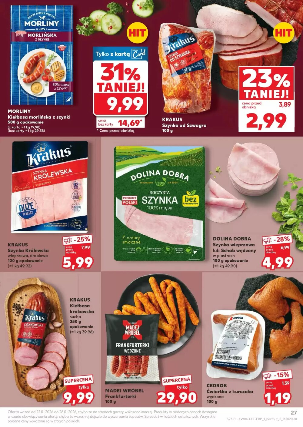 Gazetka promocyjna Kaufland ważna od 22.01.2026 - Strona 27.