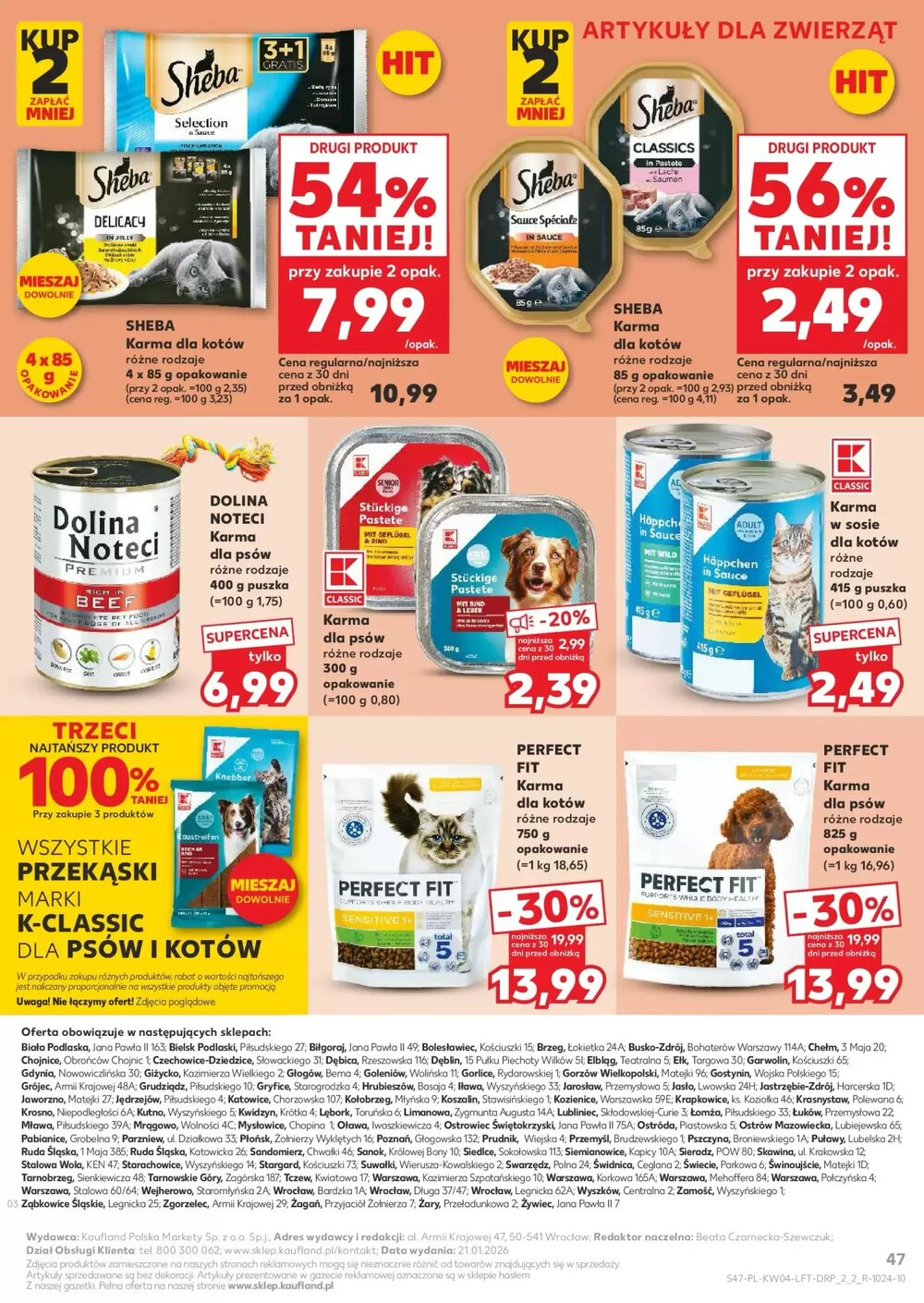Gazetka promocyjna Kaufland ważna od 22.01.2026 - Strona 47.