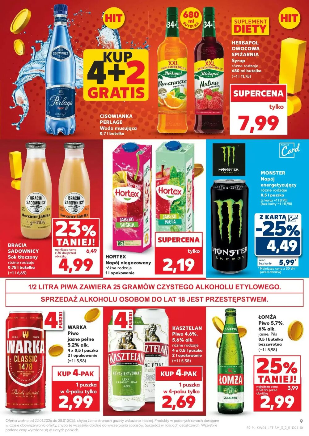 Gazetka promocyjna Kaufland ważna od 22.01.2026 - Strona 9.