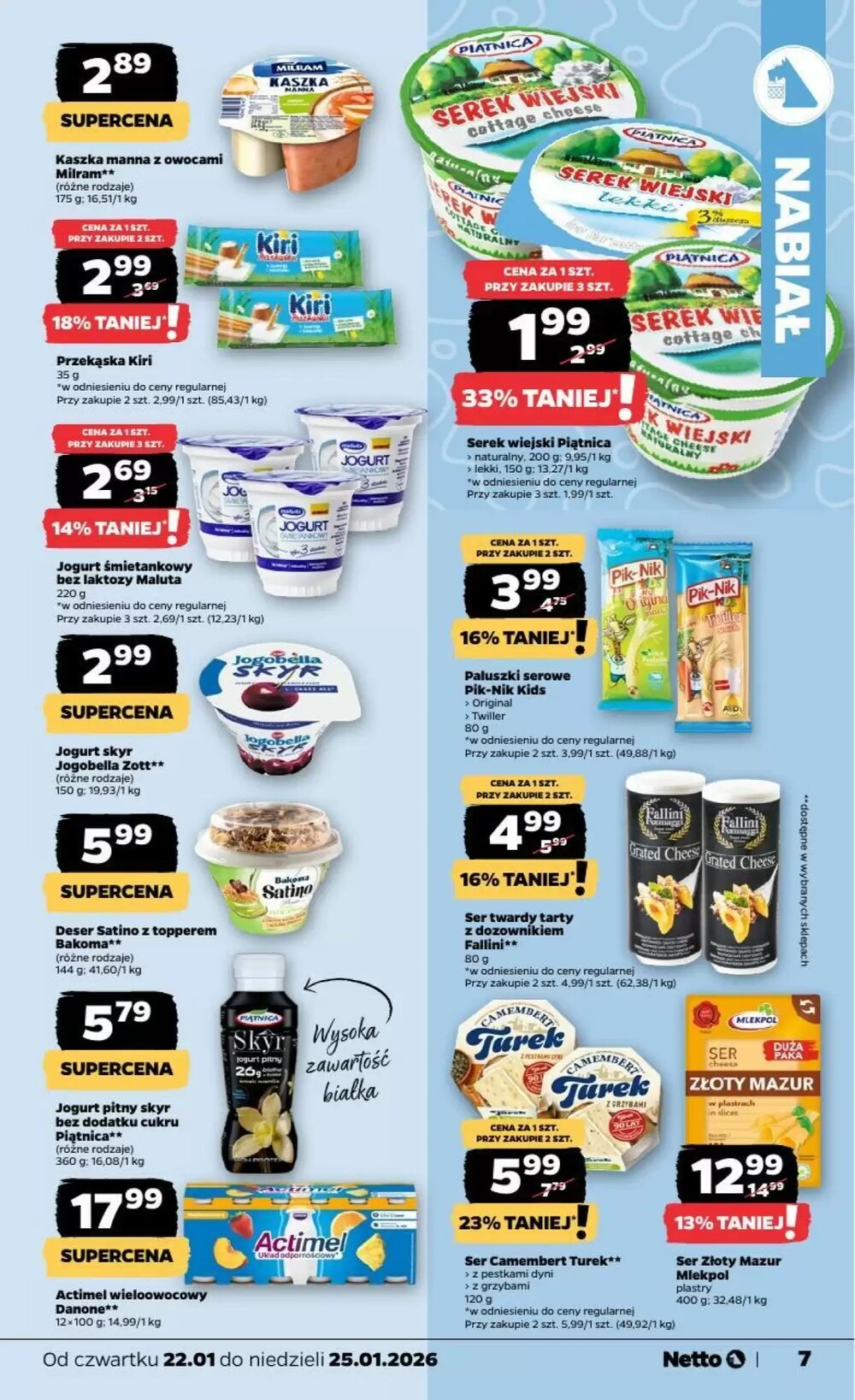 Gazetka promocyjna Netto  ważna od 22.01.2026 - Strona 7.