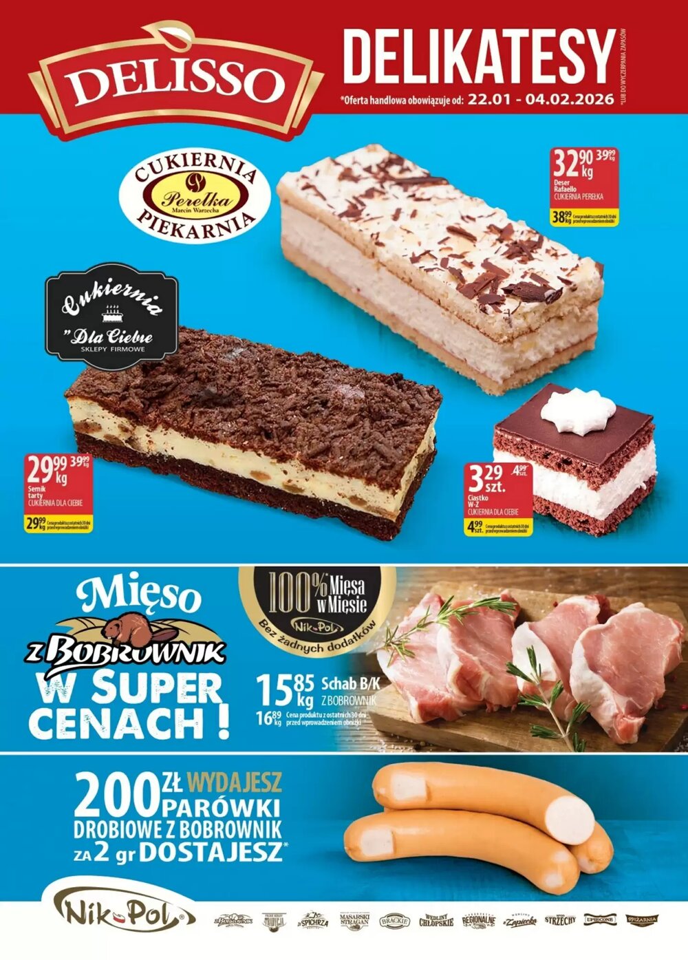 Gazetka promocyjna Delisso Delikatesy  ważna od 22.01.2026 - Strona 1.