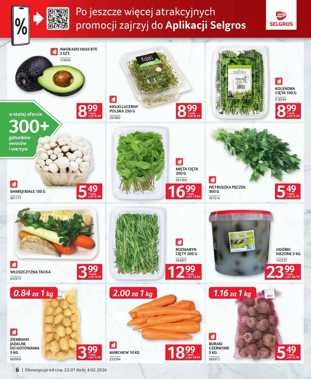Gazetka promocyjna Selgros  ważna od 22.01.2026 - Strona 6.