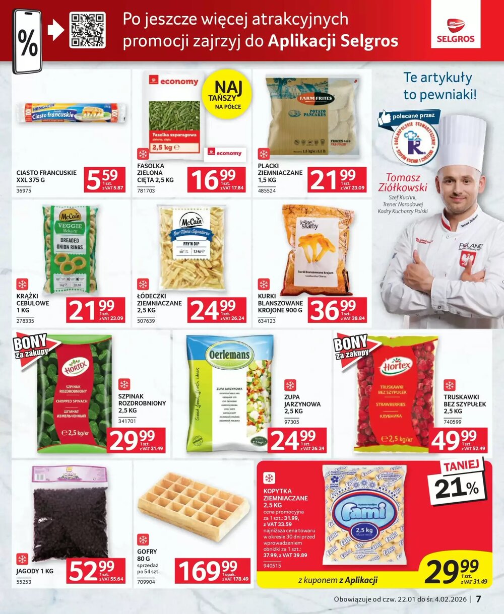 Gazetka promocyjna Selgros  ważna od 22.01.2026 - Strona 7.