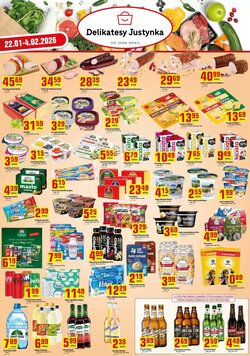 Gazetka promocyjna Delikatesy Justynka  ważna od 22.01.2026 - Strona 1.