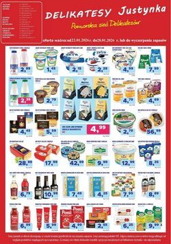 Gazetka promocyjna Delikatesy Justynka  ważna od 22.01.2026 - Strona 1.